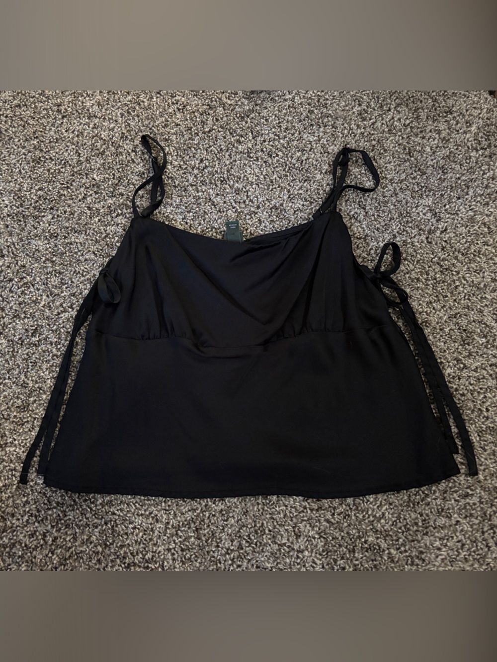 wild fable Black Side-Tie Camisole